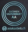 Logo Suomen Vahvimmat AA, asiakastieto.fi